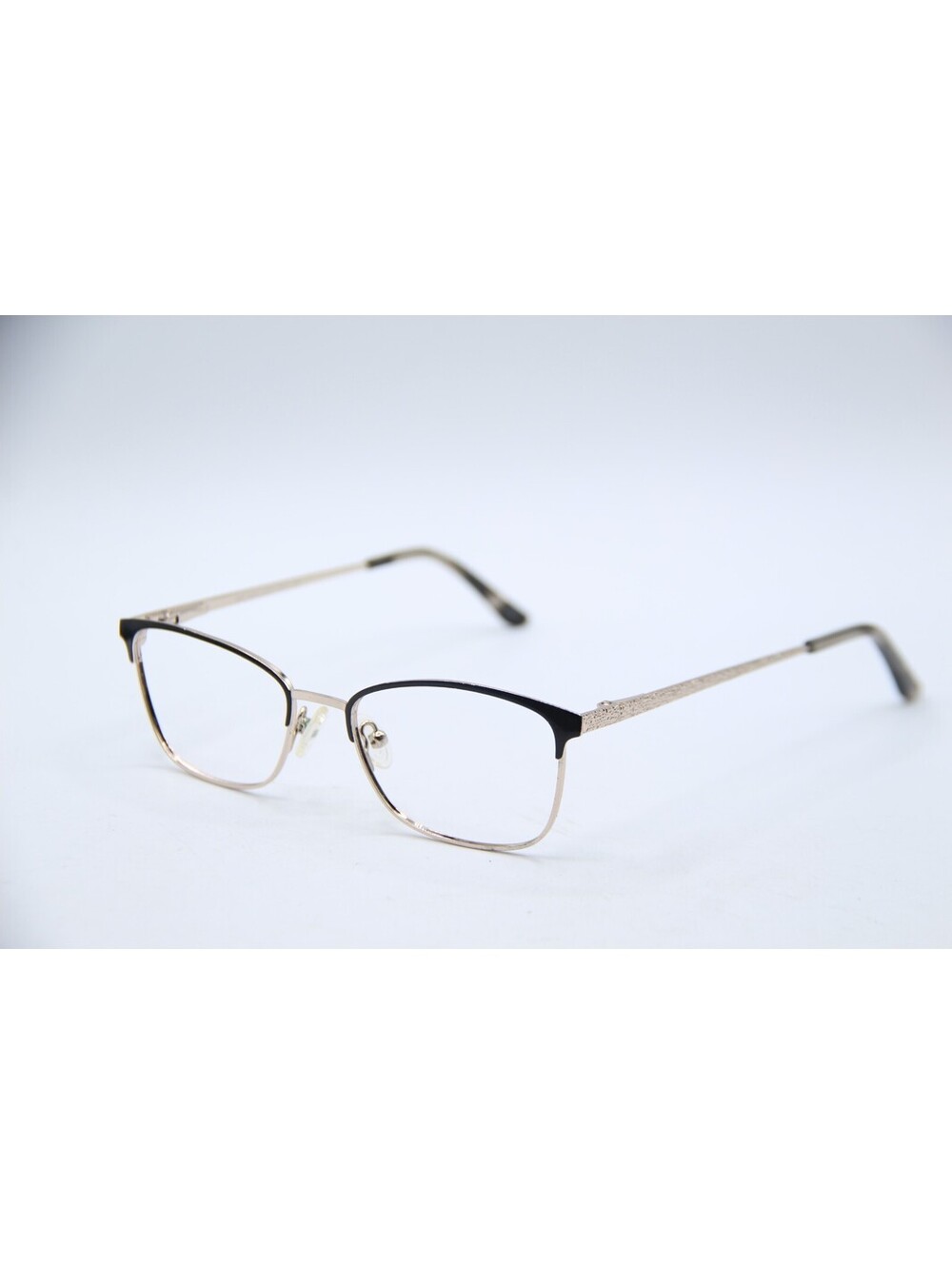 Chelsea Morgan Cm 20202 Bk/Gd Black Gold Authentic Frames Eyeglasses 49-17